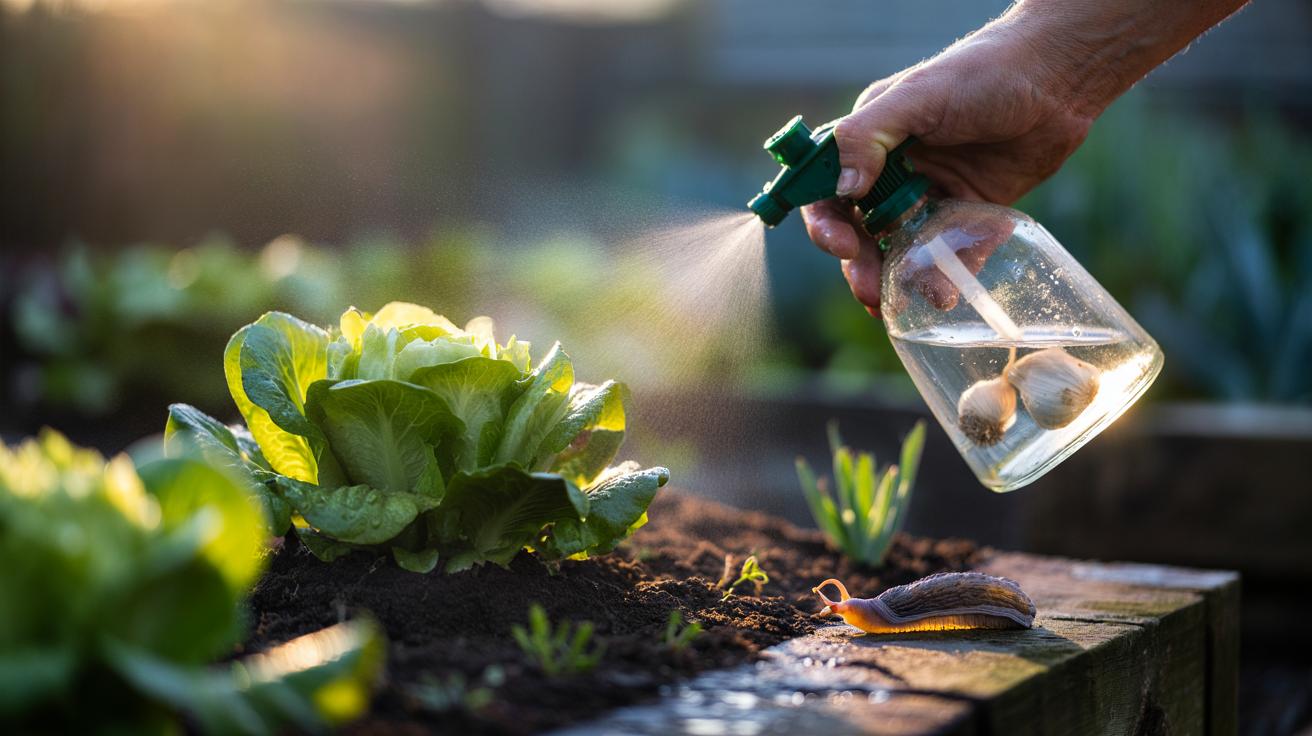 The £1 kitchen ingredient that keeps slugs off your lettuce