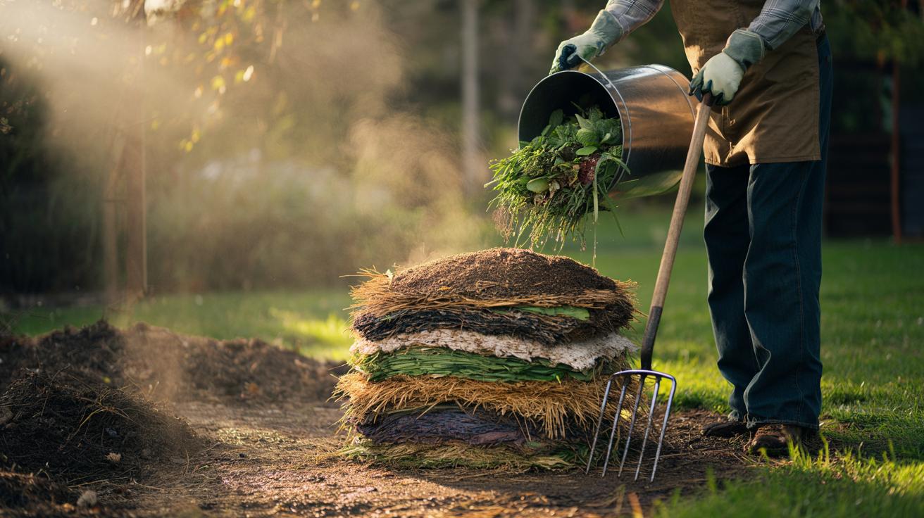 The compost layering method that speeds up decomposition naturally